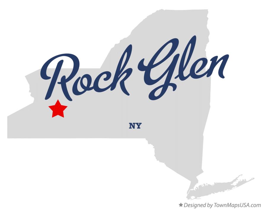 Map of Rock Glen New York NY