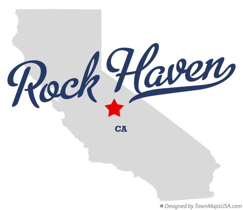 Map of Rock Haven California CA