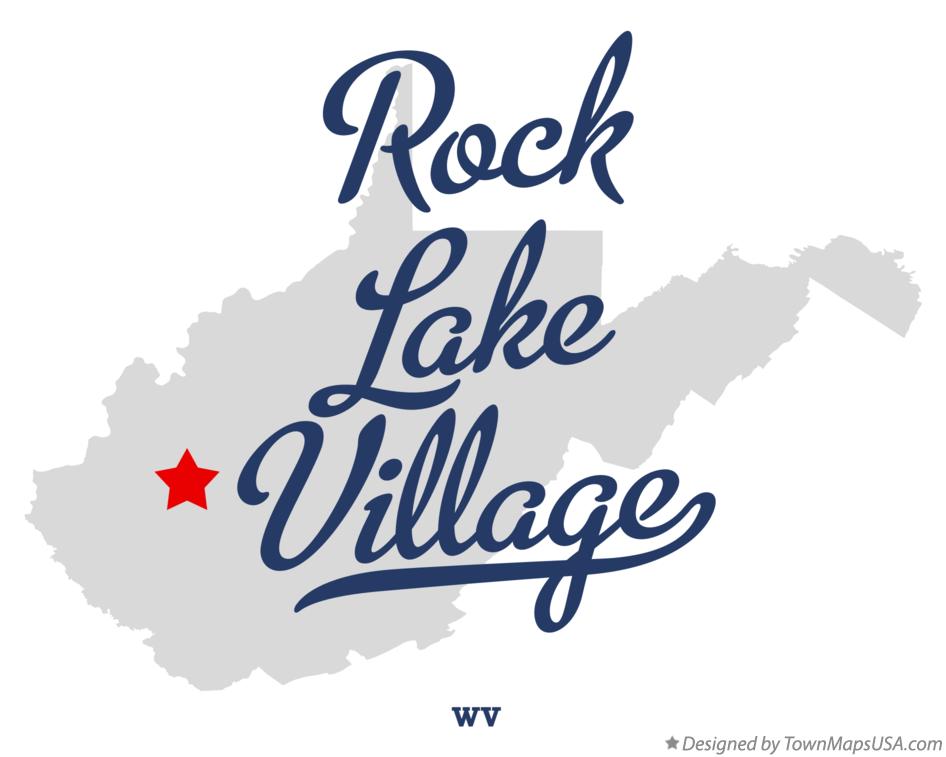 Map of Rock Lake Village West Virginia WV