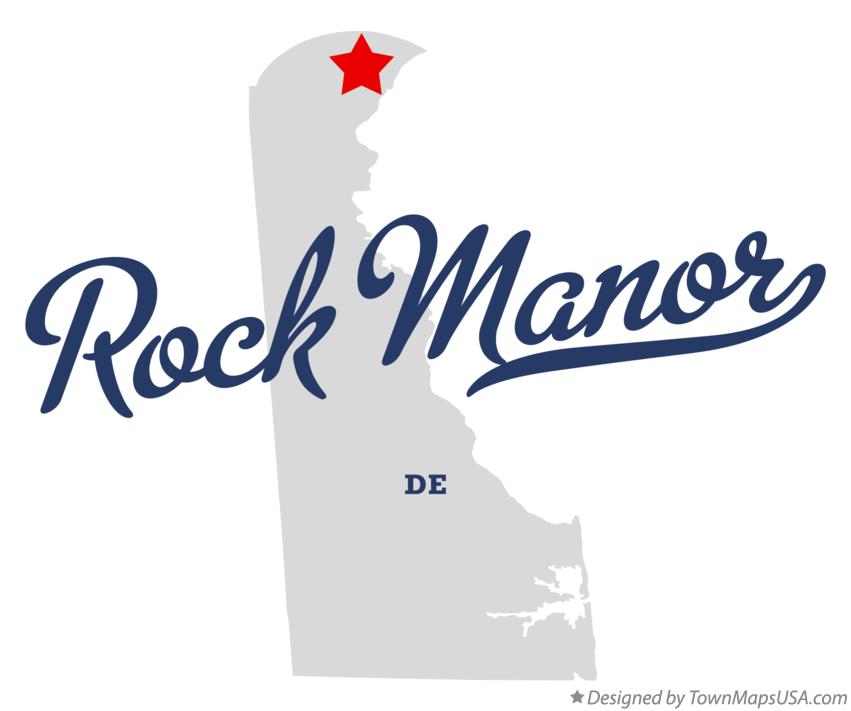 Map of Rock Manor Delaware DE