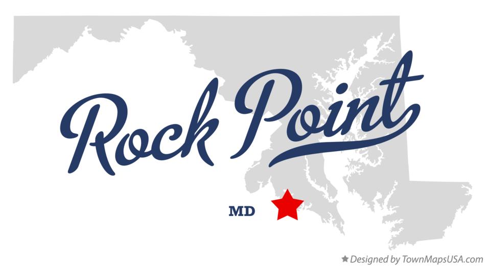 Map of Rock Point Maryland MD