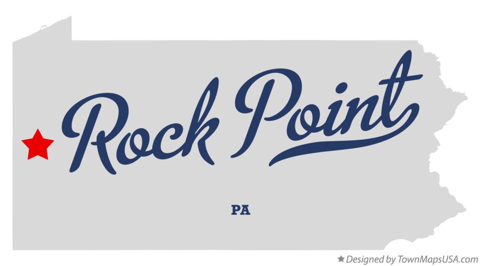 Map of Rock Point Pennsylvania PA