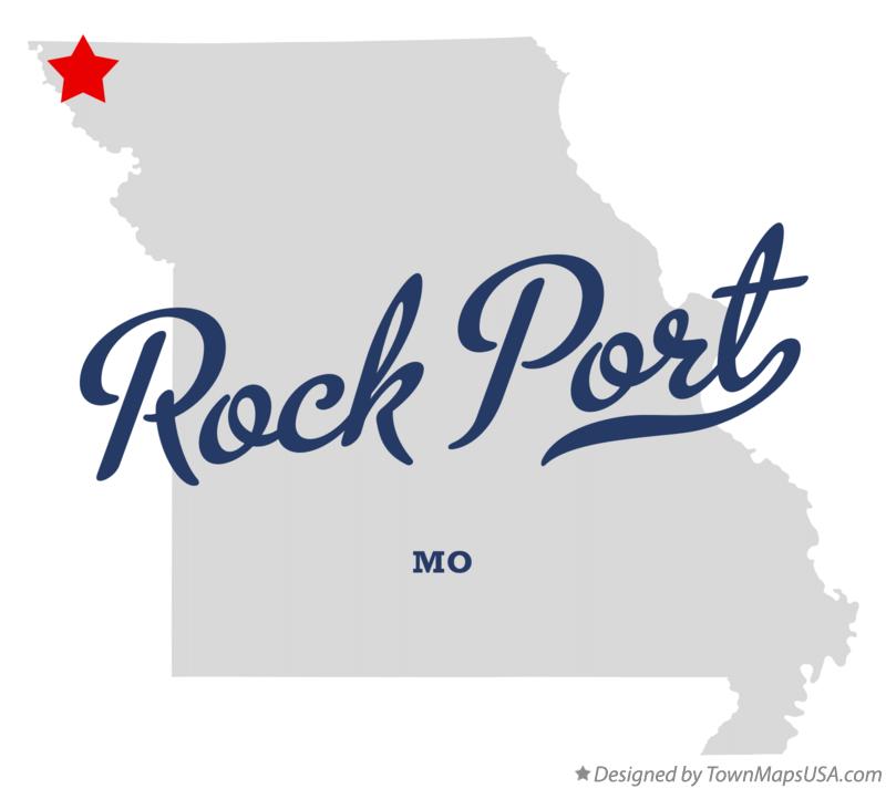 Map of Rock Port Missouri MO