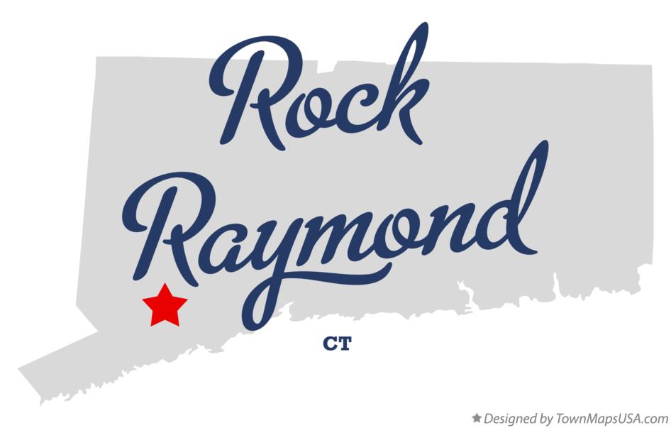 Map of Rock Raymond Connecticut CT