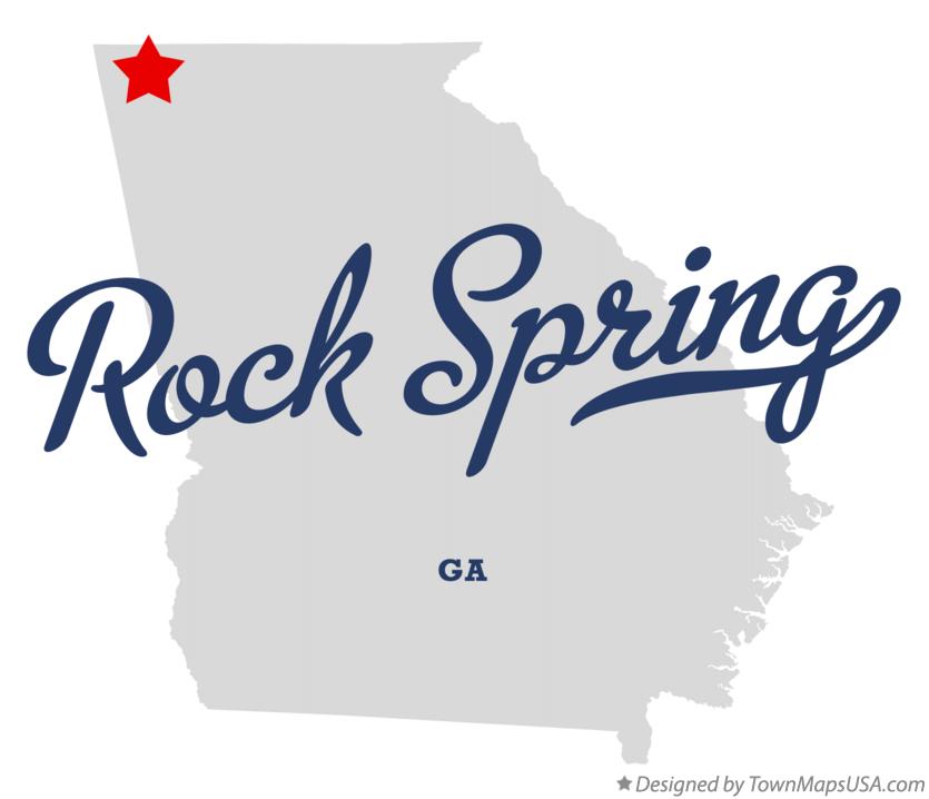 Map of Rock Spring Georgia GA