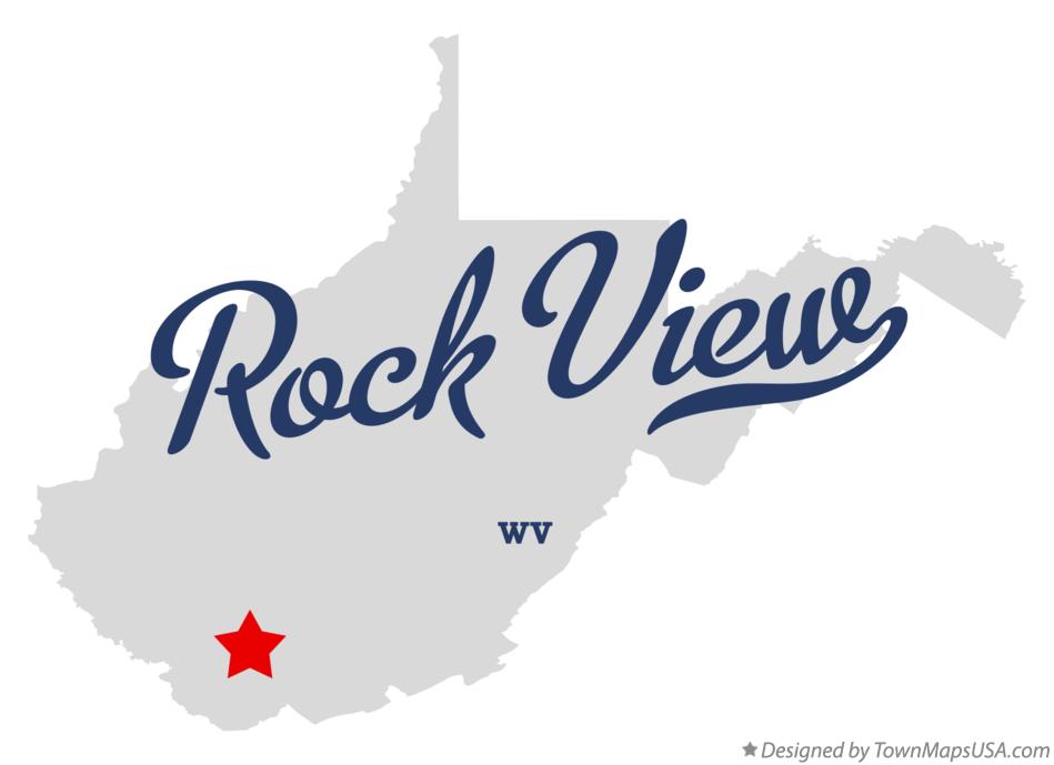 Map of Rock View West Virginia WV