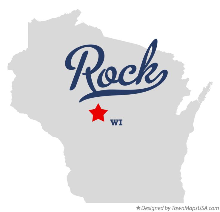 Map of Rock Wisconsin WI