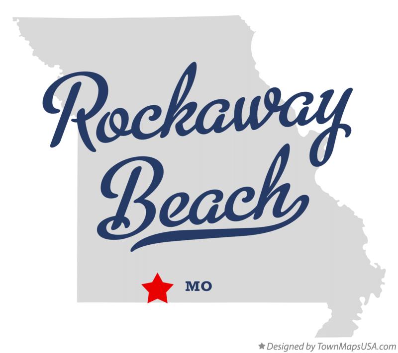 Map of Rockaway Beach Missouri MO