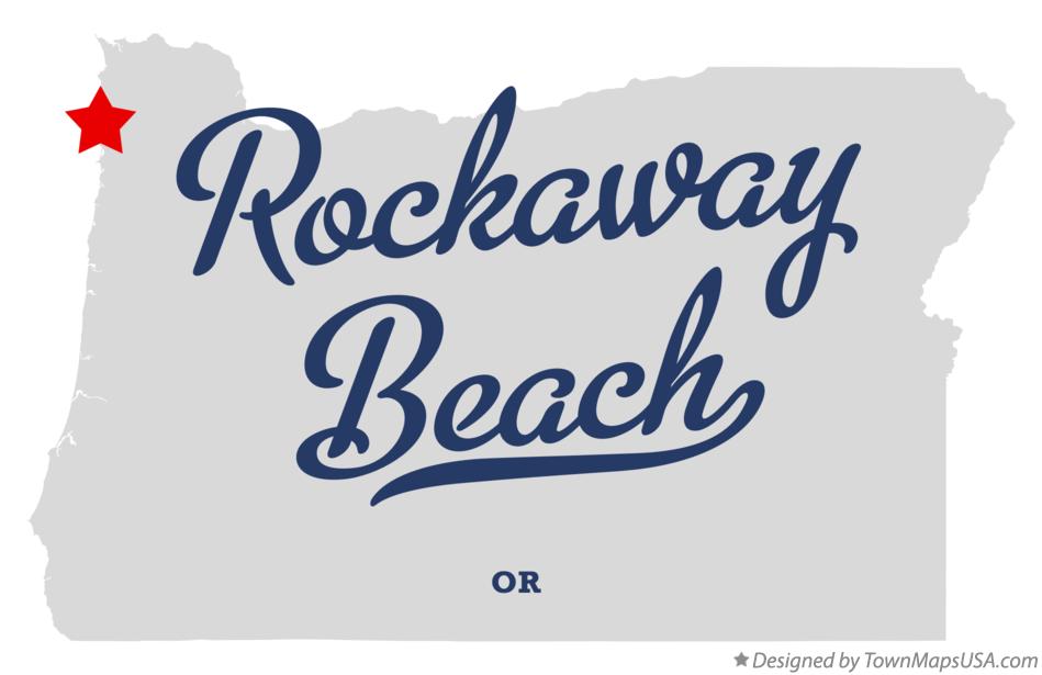Map of Rockaway Beach Oregon OR