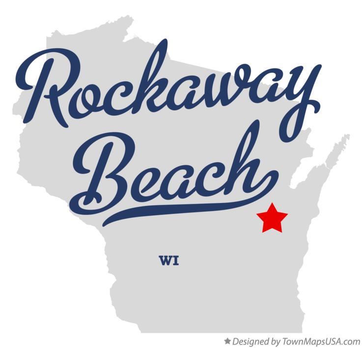 Map of Rockaway Beach Wisconsin WI