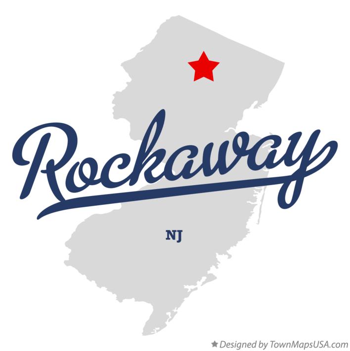 Map of Rockaway New Jersey NJ
