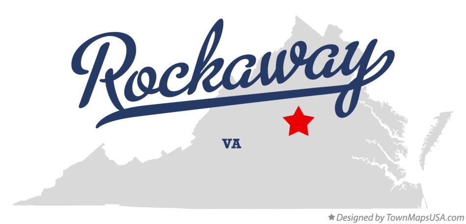 Map of Rockaway Virginia VA