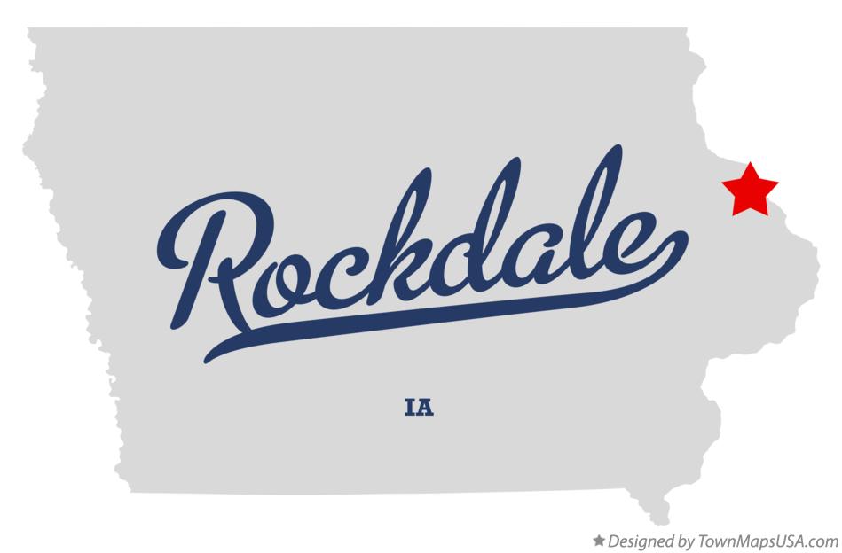 Map of Rockdale Iowa IA
