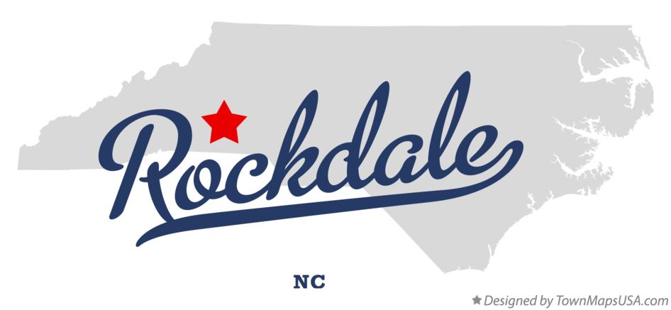 Map of Rockdale North Carolina NC
