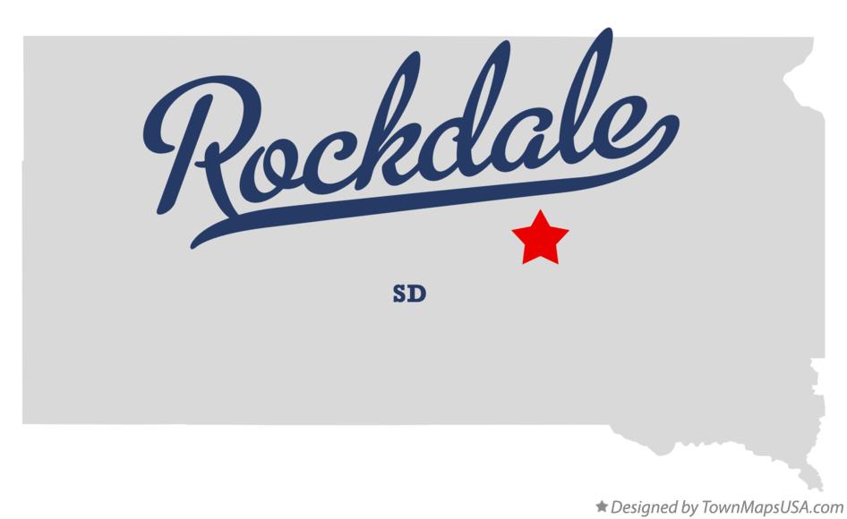 Map of Rockdale South Dakota SD