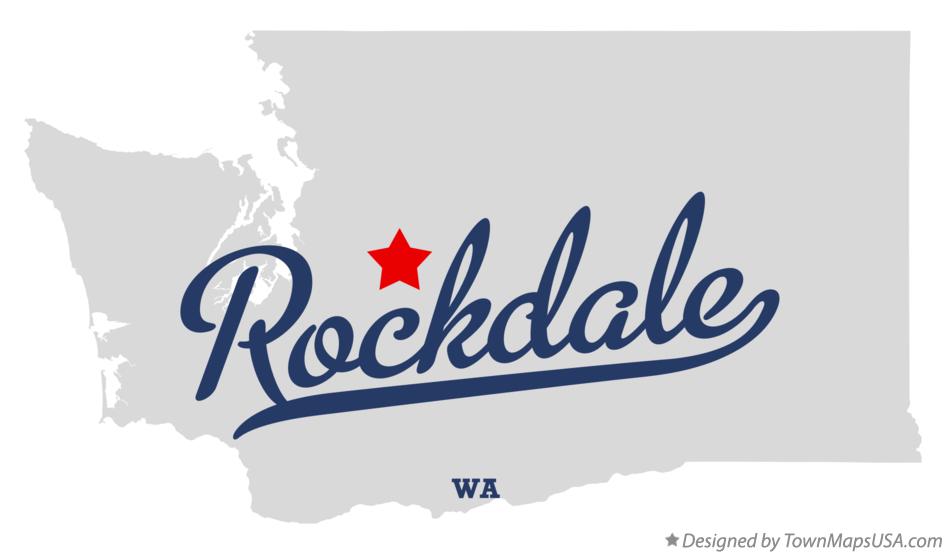Map of Rockdale Washington WA