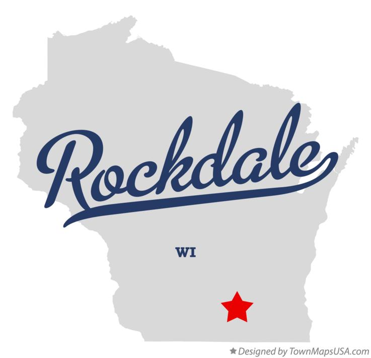 Map of Rockdale Wisconsin WI