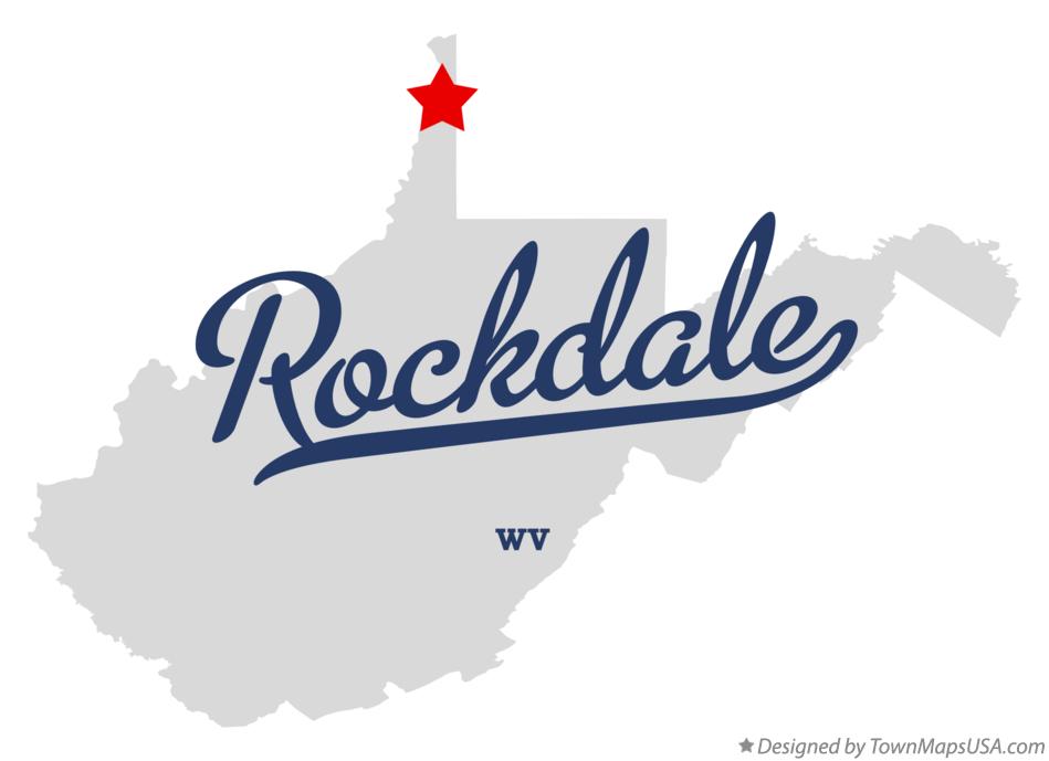 Map of Rockdale West Virginia WV