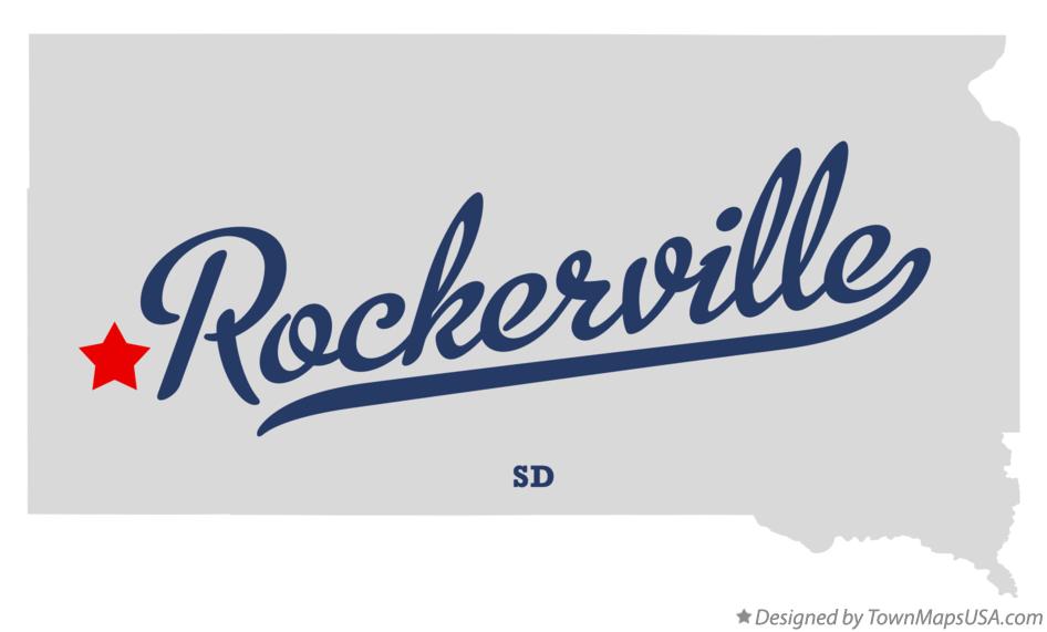 Map of Rockerville South Dakota SD