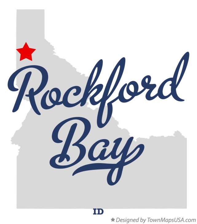 Map of Rockford Bay Idaho ID