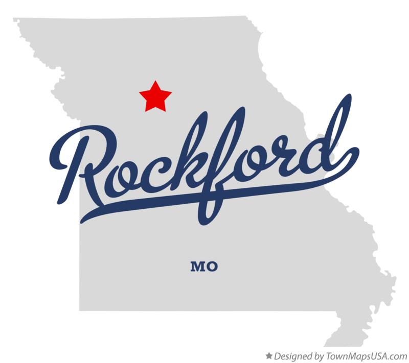 Map of Rockford Missouri MO