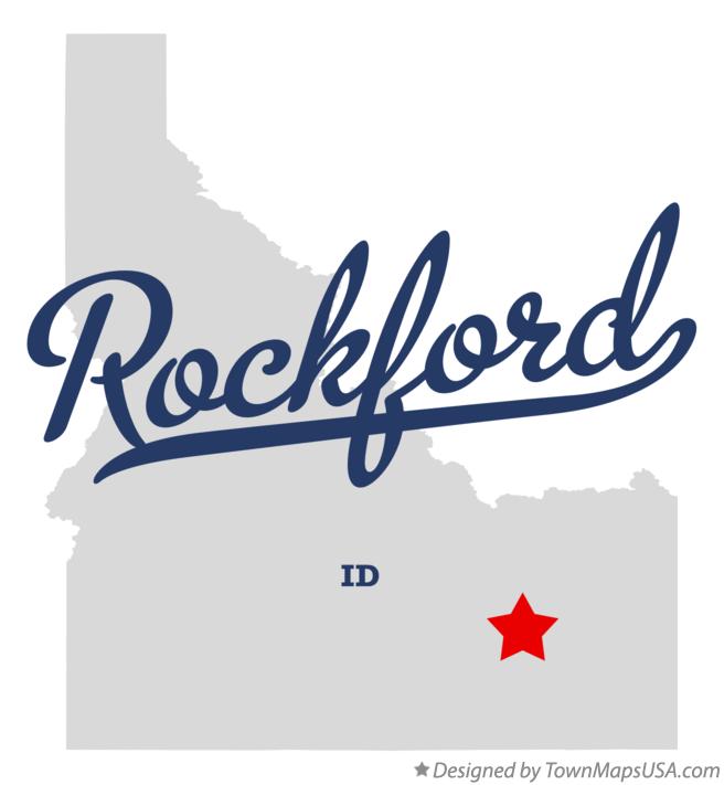 Map of Rockford Idaho ID