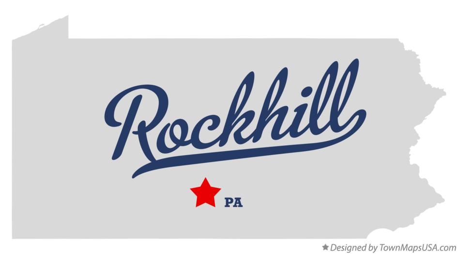 Map of Rockhill Pennsylvania PA