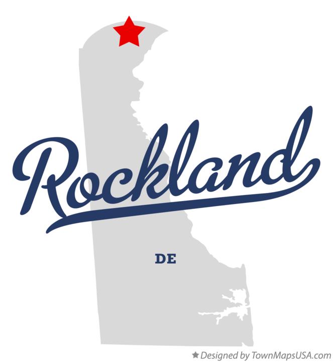 Map of Rockland Delaware DE