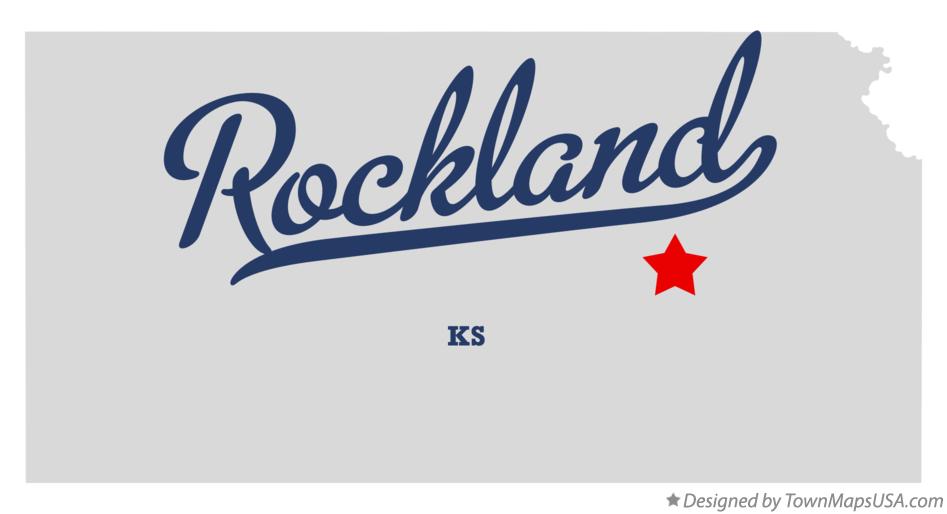 Map of Rockland Kansas KS