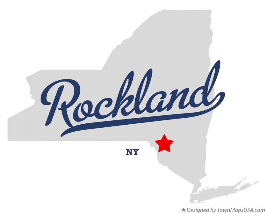 Map of Rockland New York NY