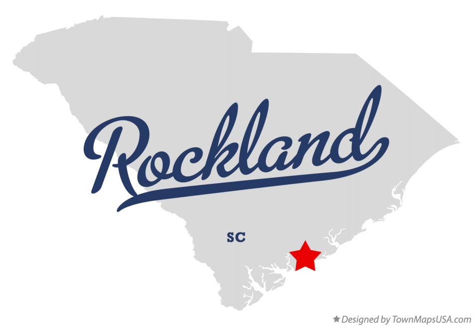 Map of Rockland South Carolina SC