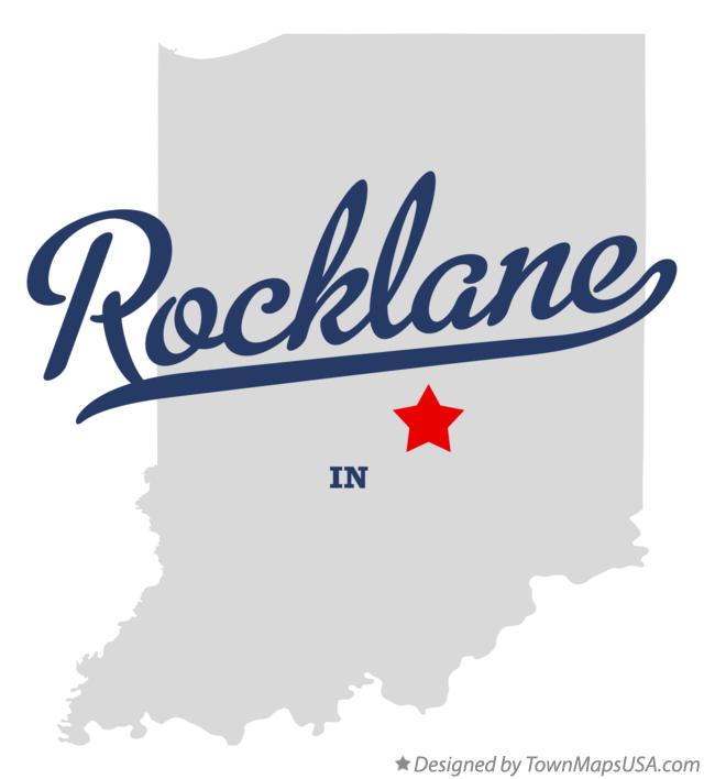 Map of Rocklane Indiana IN