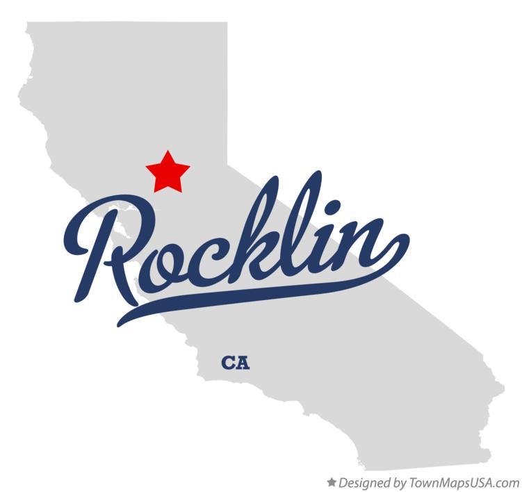Map of Rocklin California CA