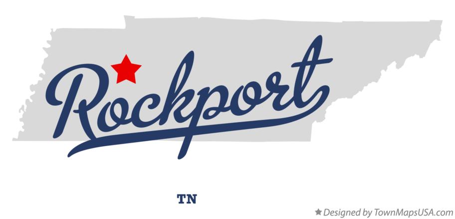 Map of Rockport Tennessee TN