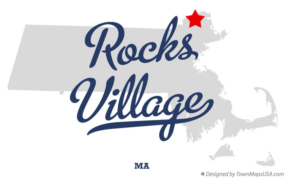 Map of Rocks Village Massachusetts MA