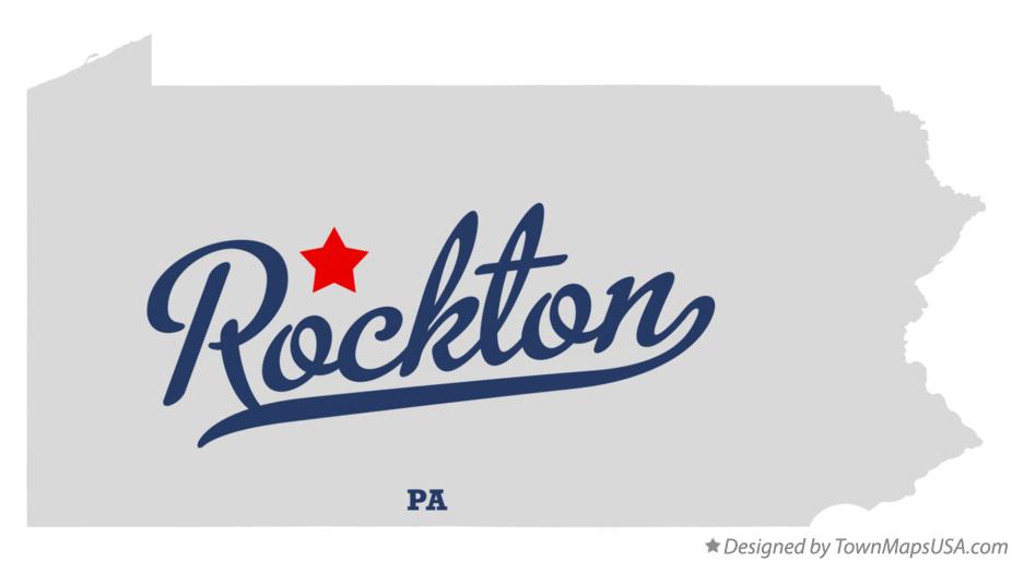 Map of Rockton Pennsylvania PA