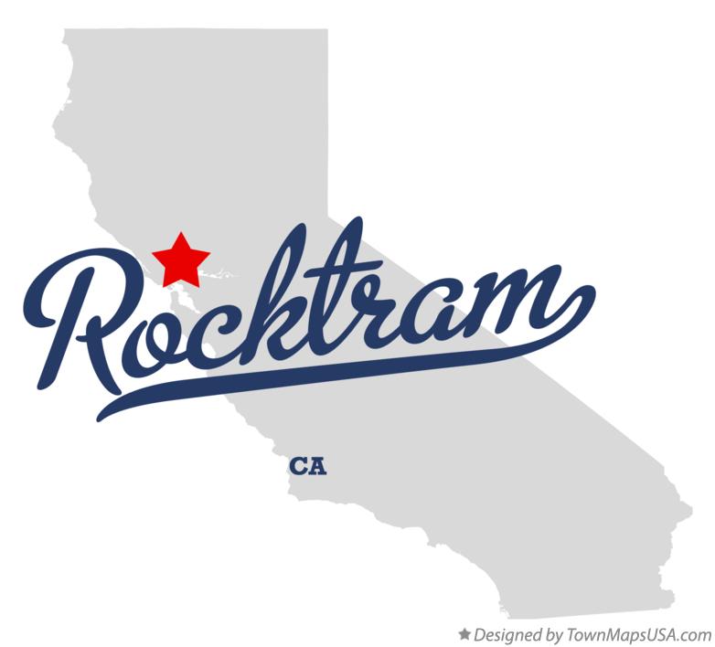 Map of Rocktram California CA