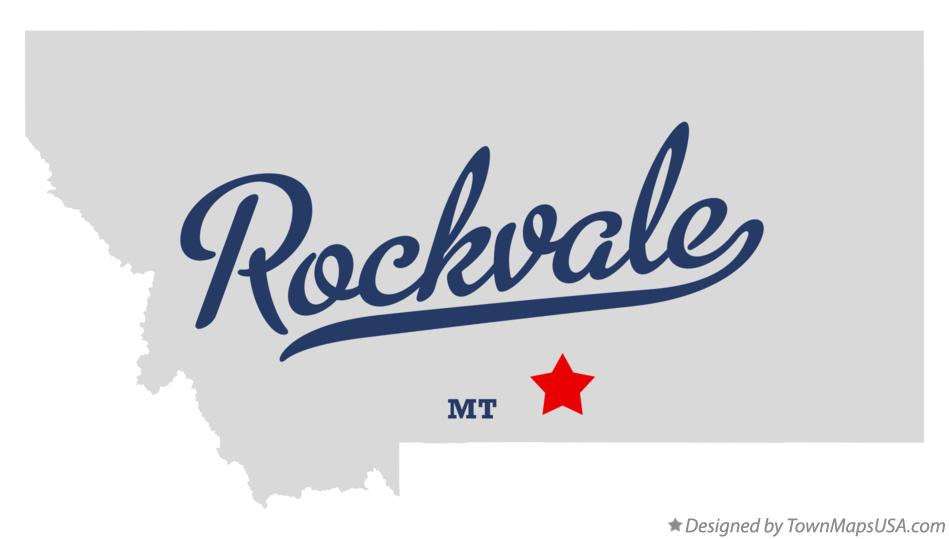 Map of Rockvale Montana MT