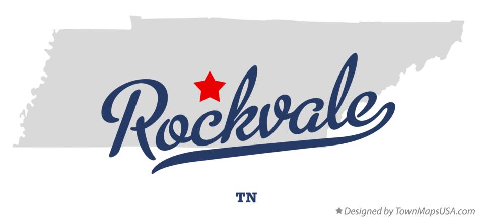 Map of Rockvale Tennessee TN