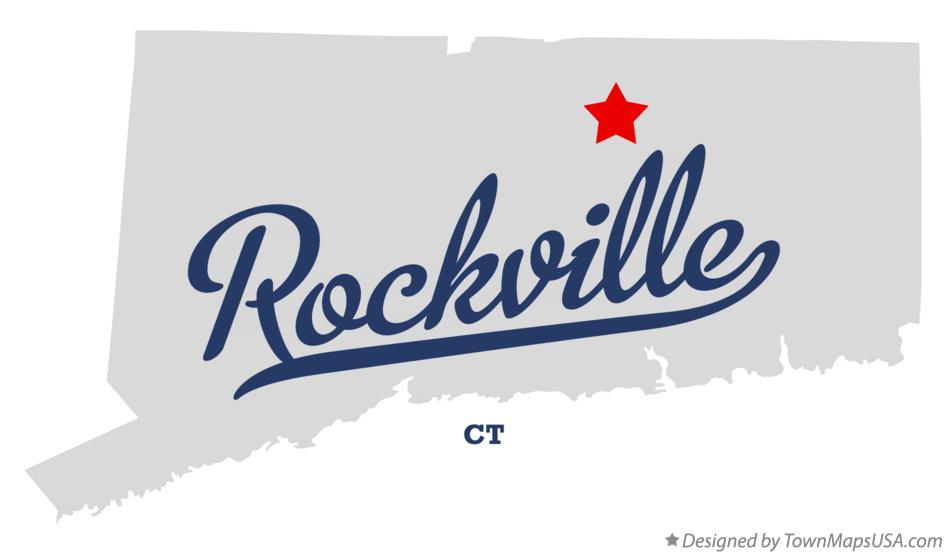 Map of Rockville Connecticut CT