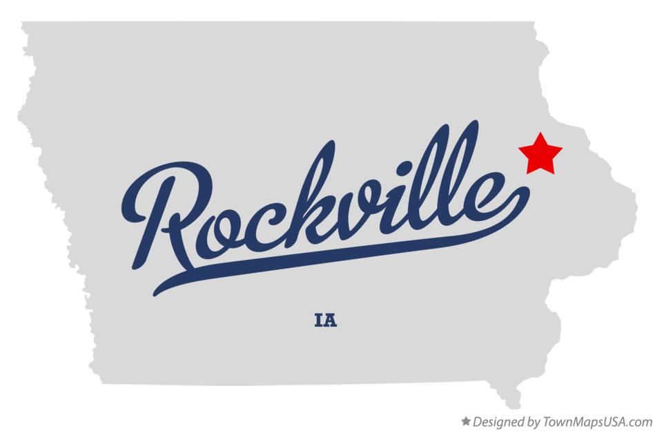 Map of Rockville Iowa IA