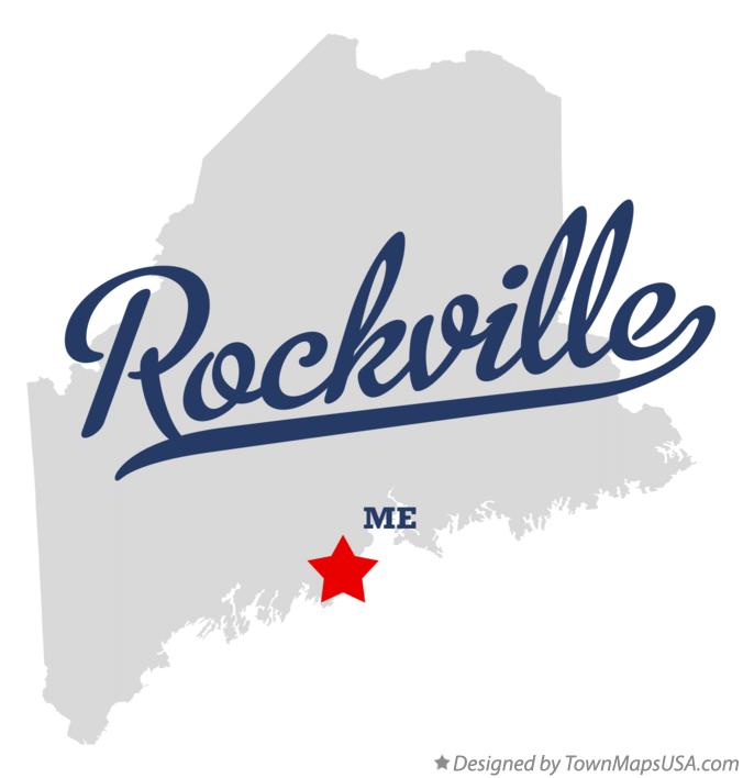 Map of Rockville Maine ME