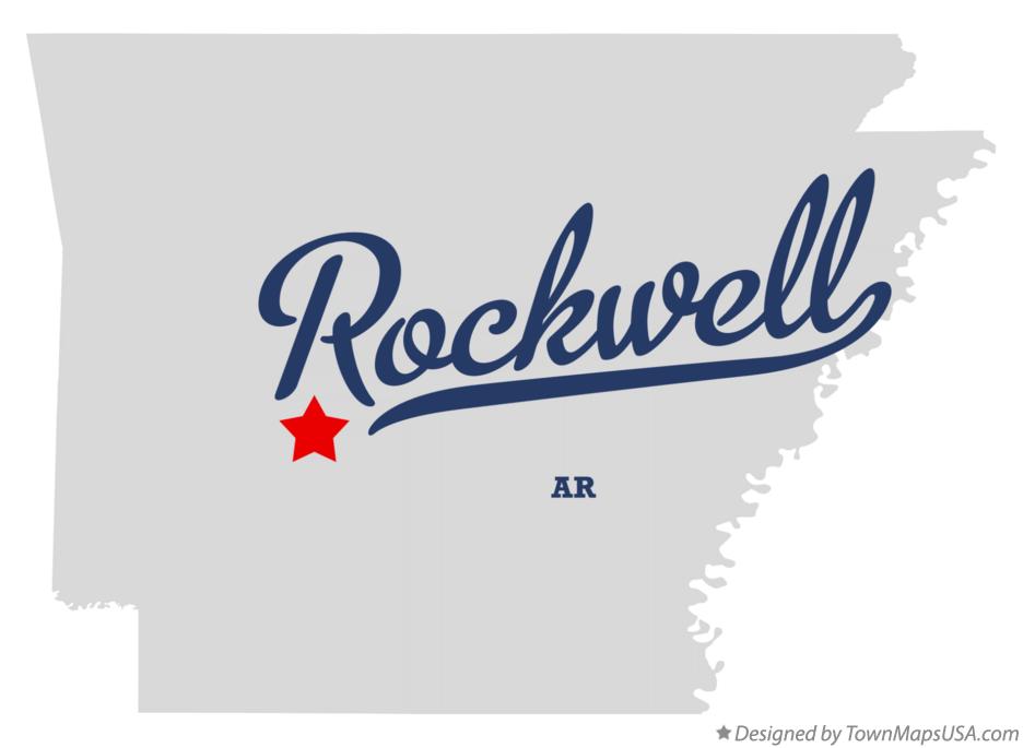 Map of Rockwell Arkansas AR
