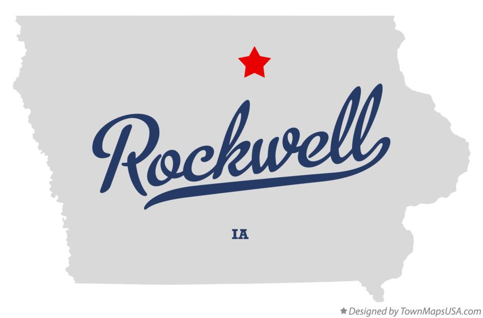 Map of Rockwell Iowa IA