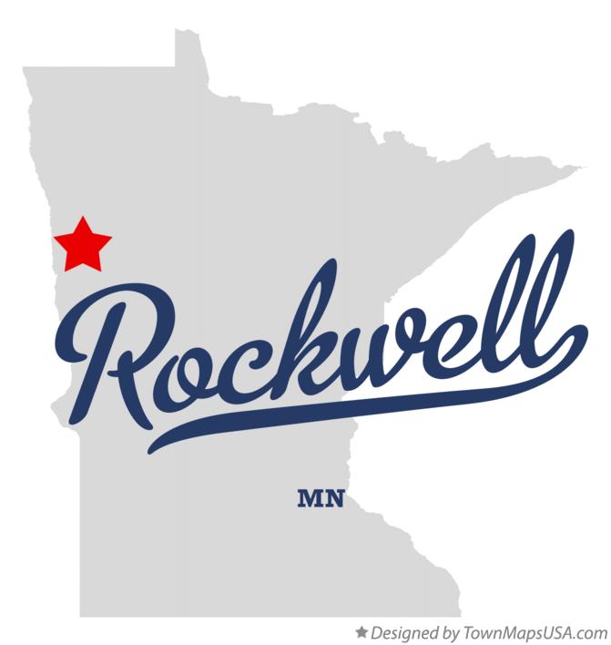 Map of Rockwell Minnesota MN