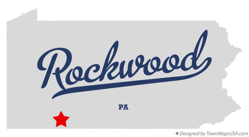 Map of Rockwood Pennsylvania PA