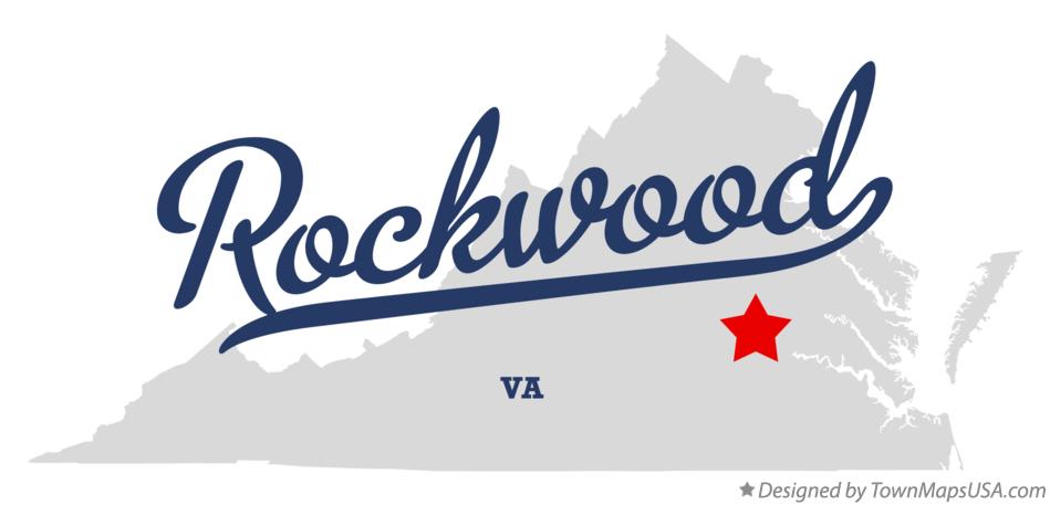 Map of Rockwood Virginia VA