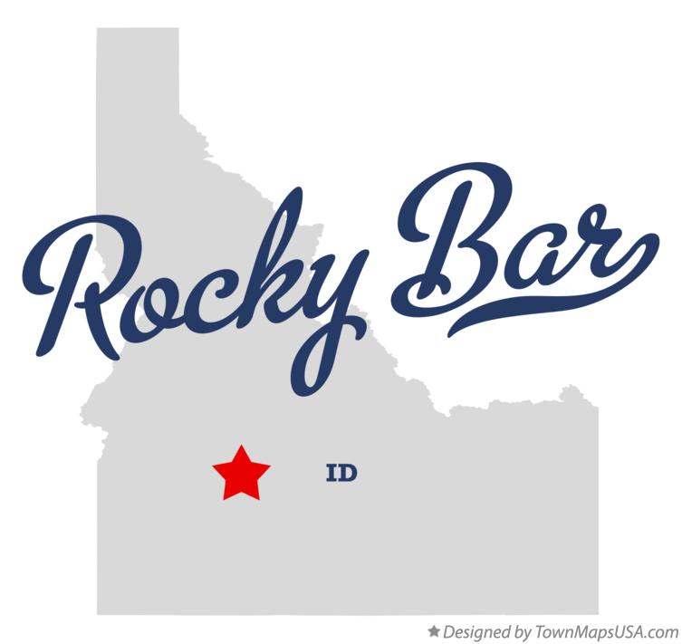 Map of Rocky Bar Idaho ID