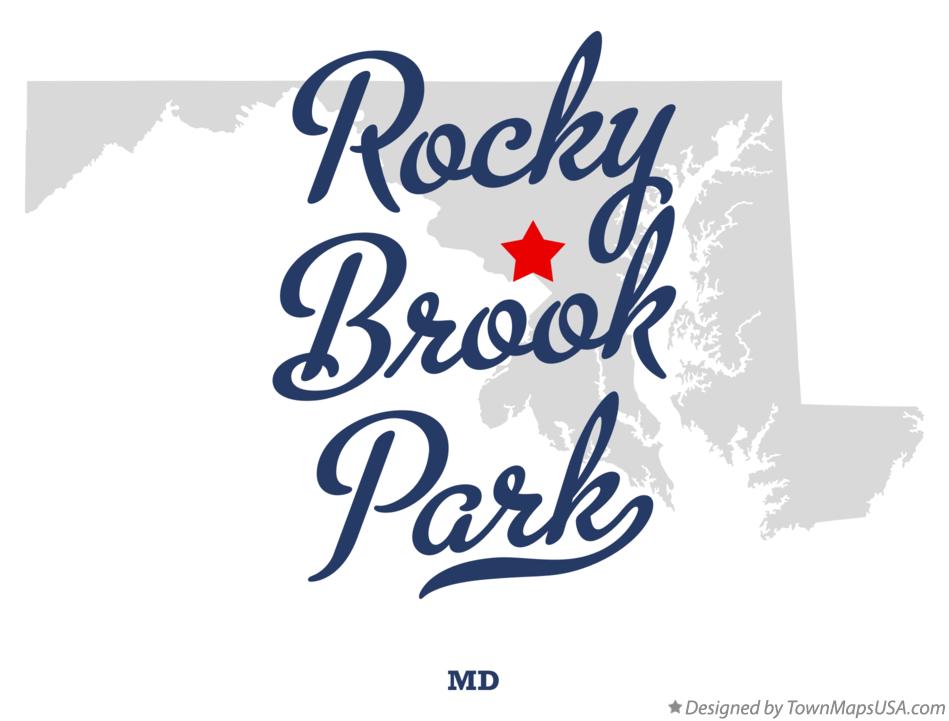 Map of Rocky Brook Park Maryland MD
