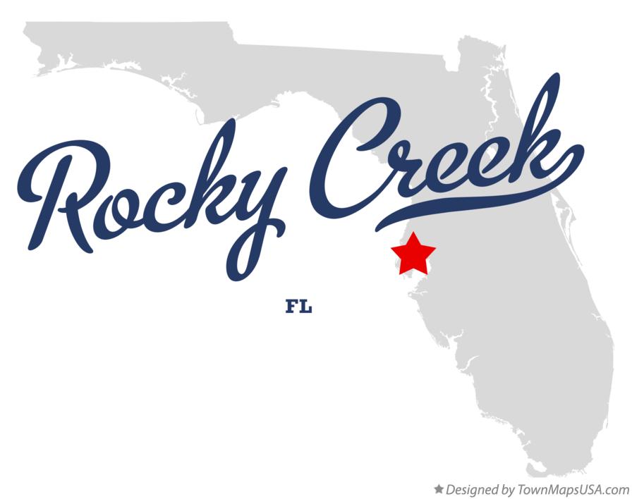 Map of Rocky Creek Florida FL